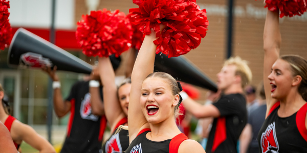 Cheerleader at CharlieTown