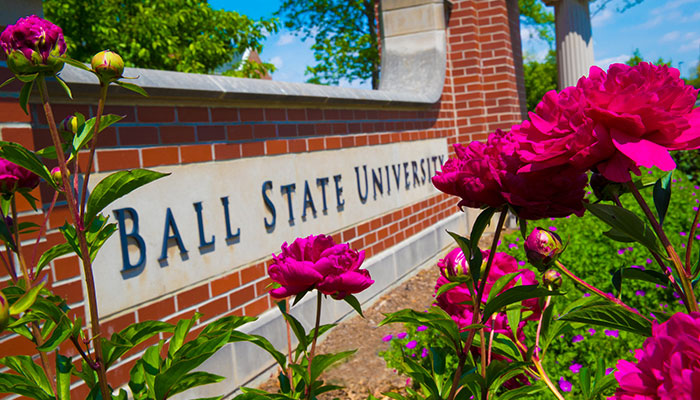 Ball State sign