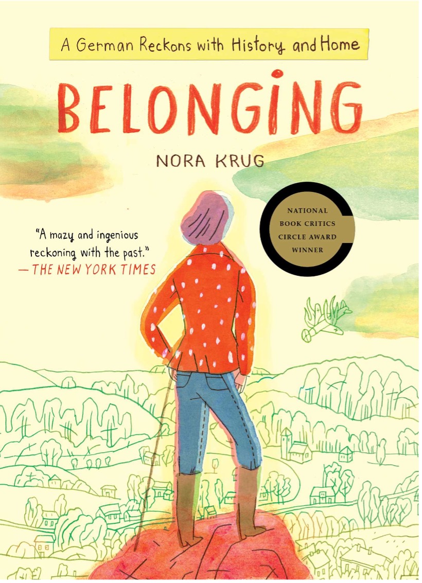 cover illustration for "Belonging" by Nora Krug