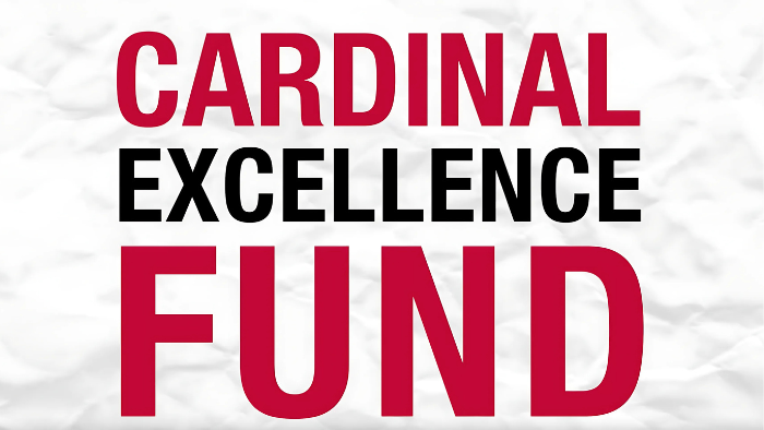 Cardinal Excellence Fund on white background 