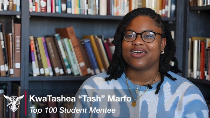 KwaTashea Marfo Top 100 Student Mentee