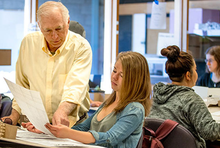 Professor and Student