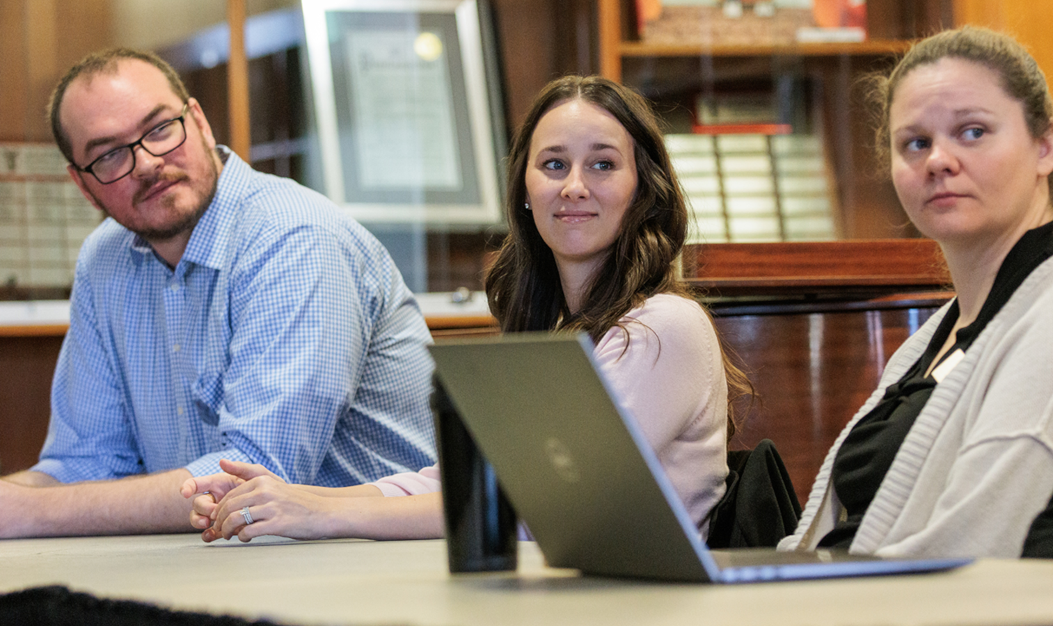 Drs. Gray, Acquaviva, and Cooley Webb at the 2024 Grad School/Law School Panel