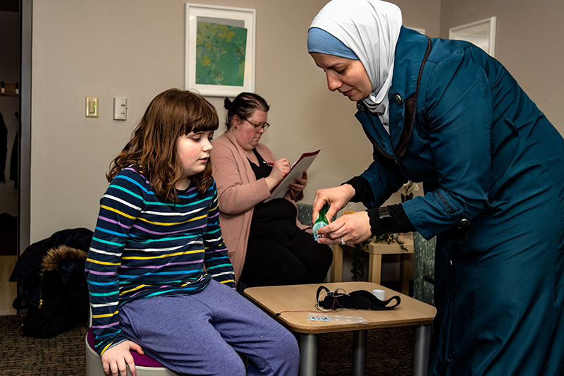 Child in waiting room