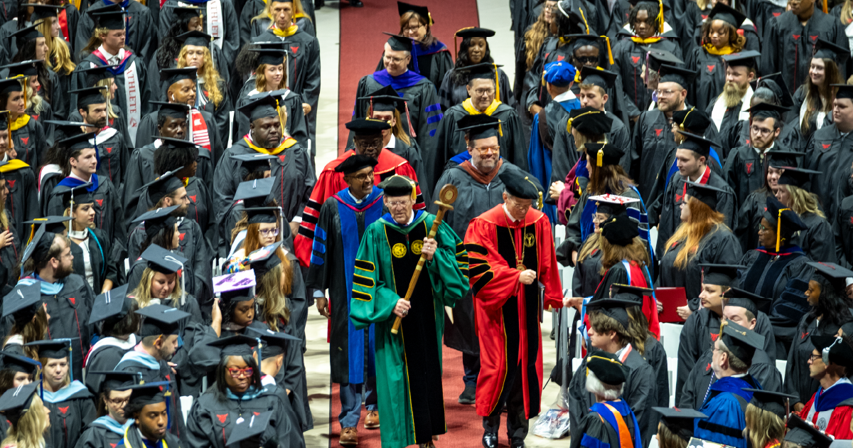 Ball State Summer 2025 commencement ceremony.