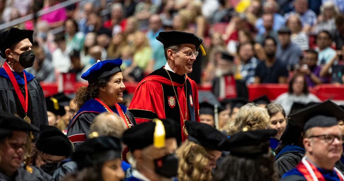 President Mearns and Provost Rivera