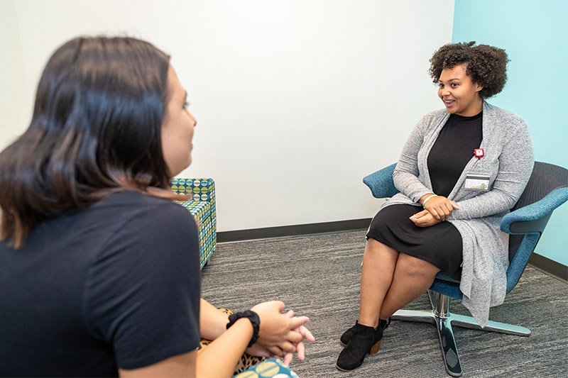 A group of students giving a presentation.
