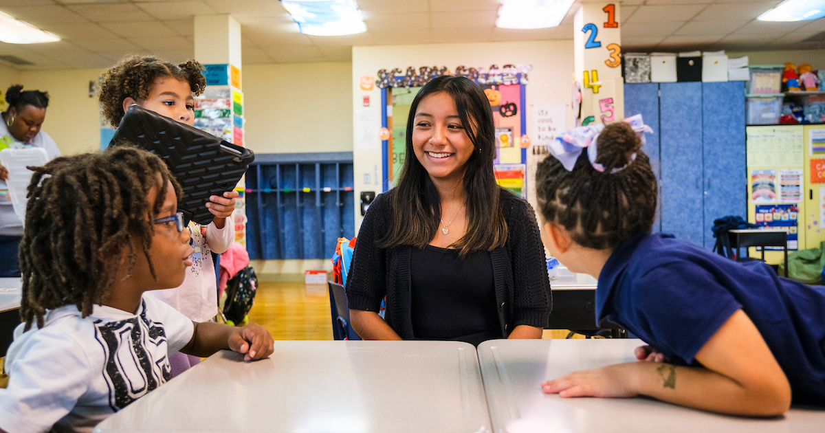 Elementary education classroom