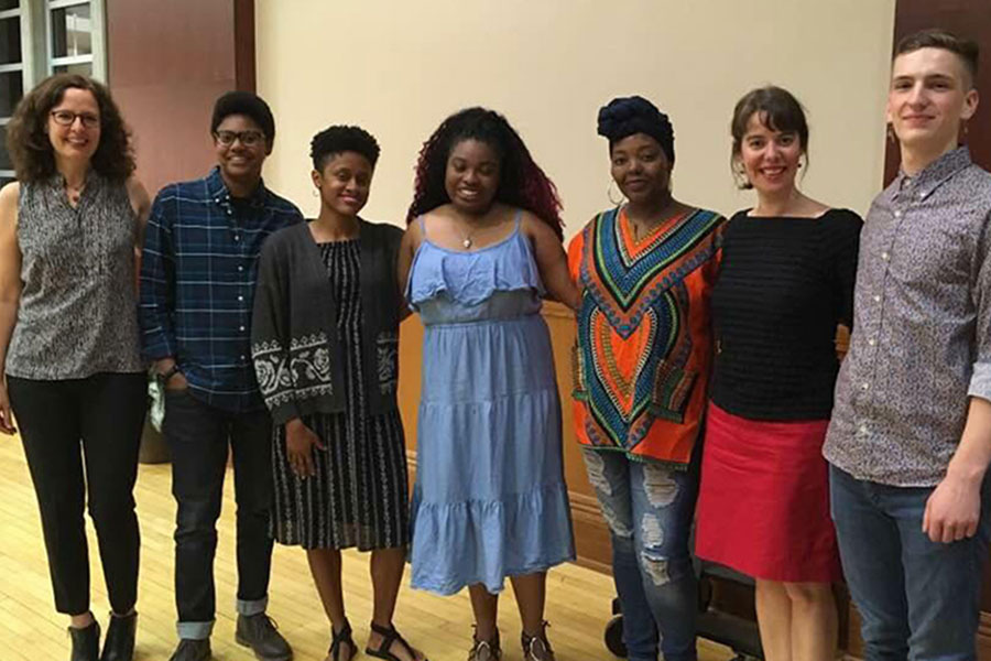 students at the Marilyn K. Cory speaker series