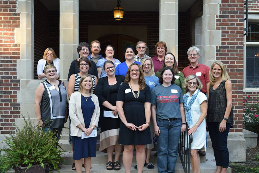 group of people posing for a photo