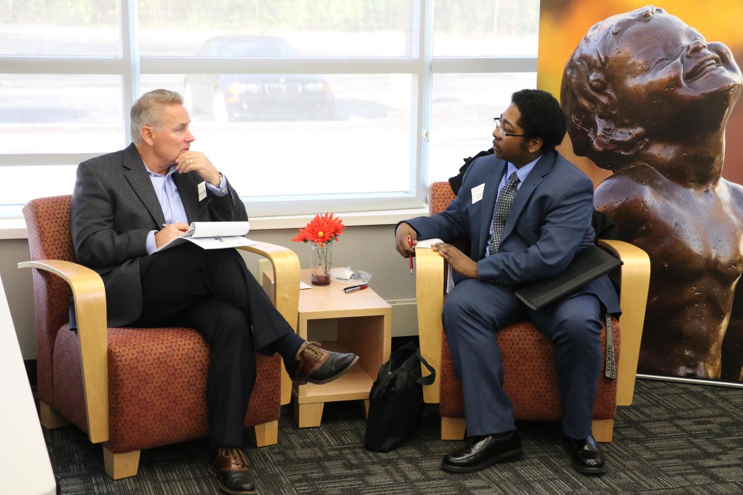 Jeff Porter and Scott Morris at Mentor Day