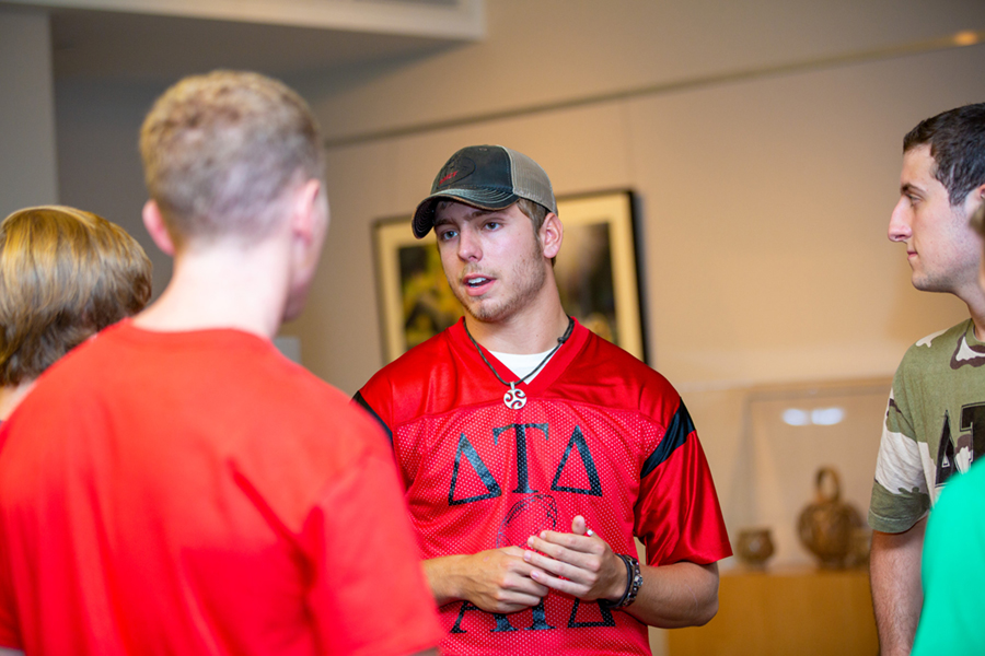 Fraternity members get involved