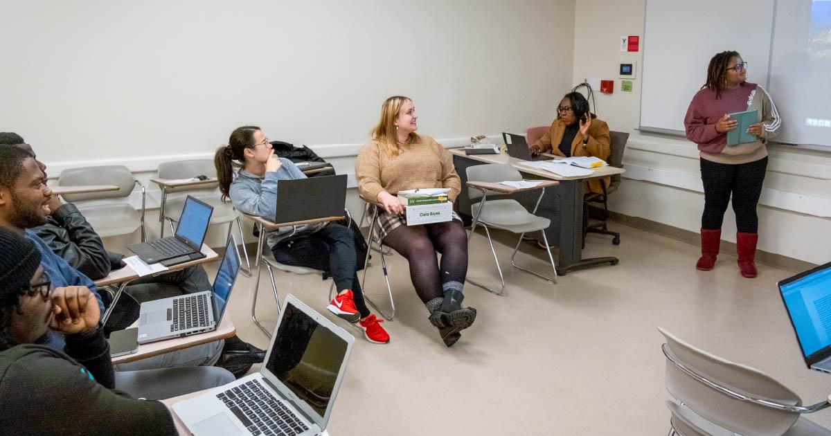 Classroom of students