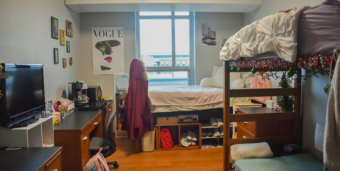 Interior room decorated