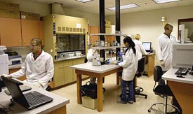 HPL Chromatography Lab Photo