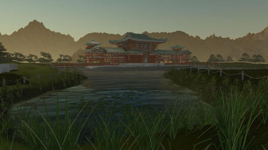 Byodo-In in Blue Mars