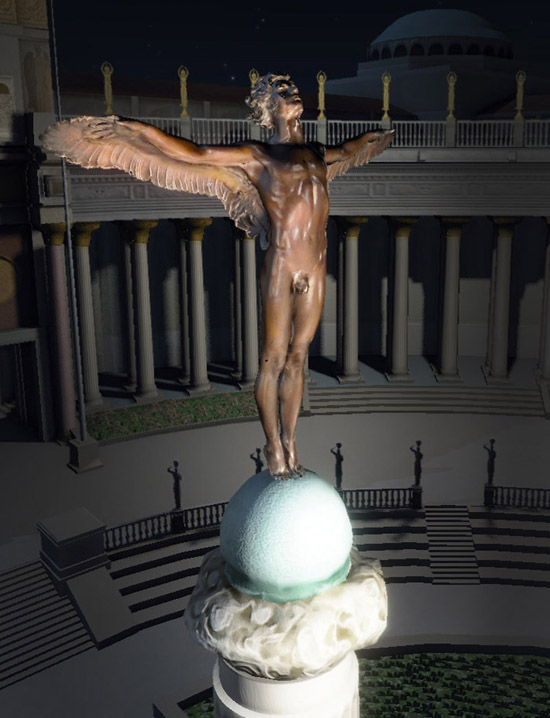 Rising Day in Blue Mars