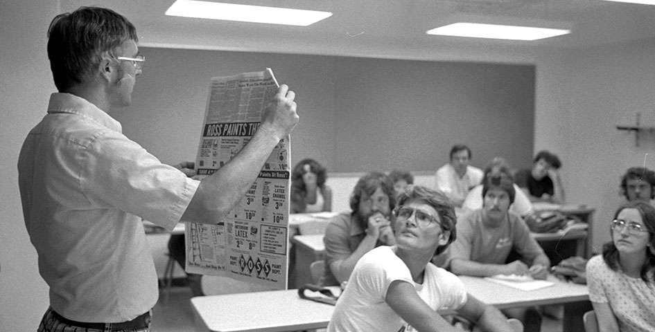 Journalism minor class