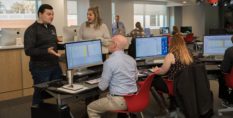 Students in Unified Media Lab