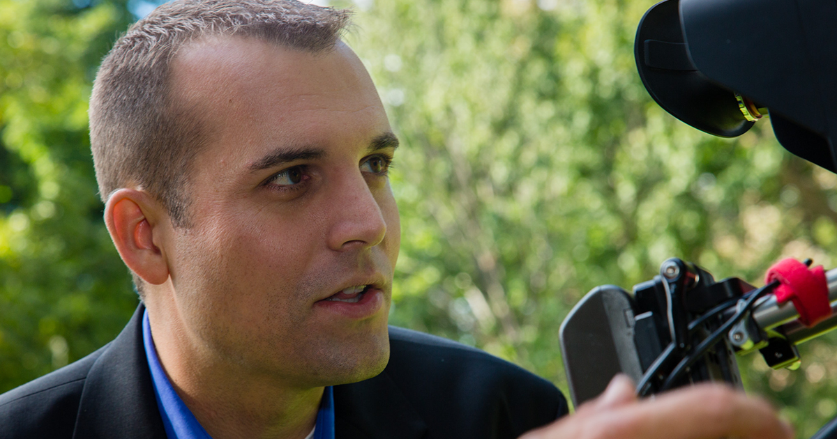 Graduate Student with camera