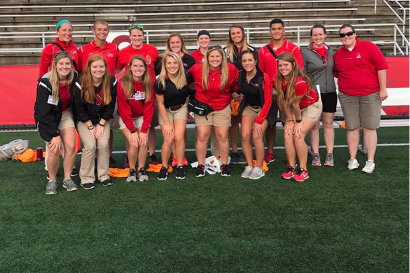 Group of Exercise Science Club members.