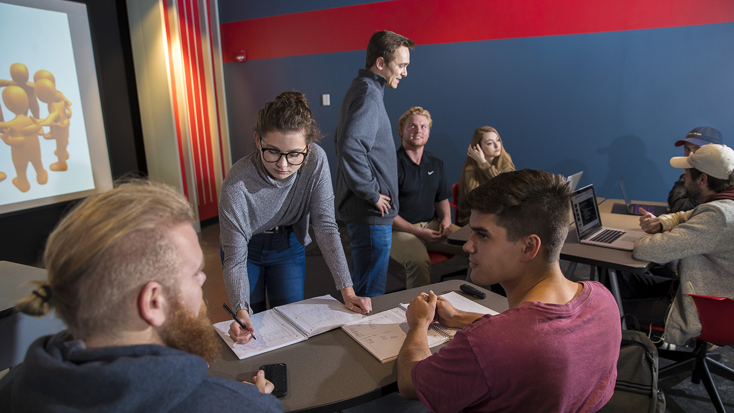 Students in Ball State's Entrepreneurship Center