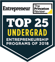 Top 25 Undergrad Entrepreneurship Programs of 2018