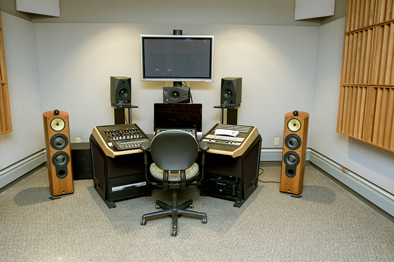 mixing and mastering booth inside studio 11