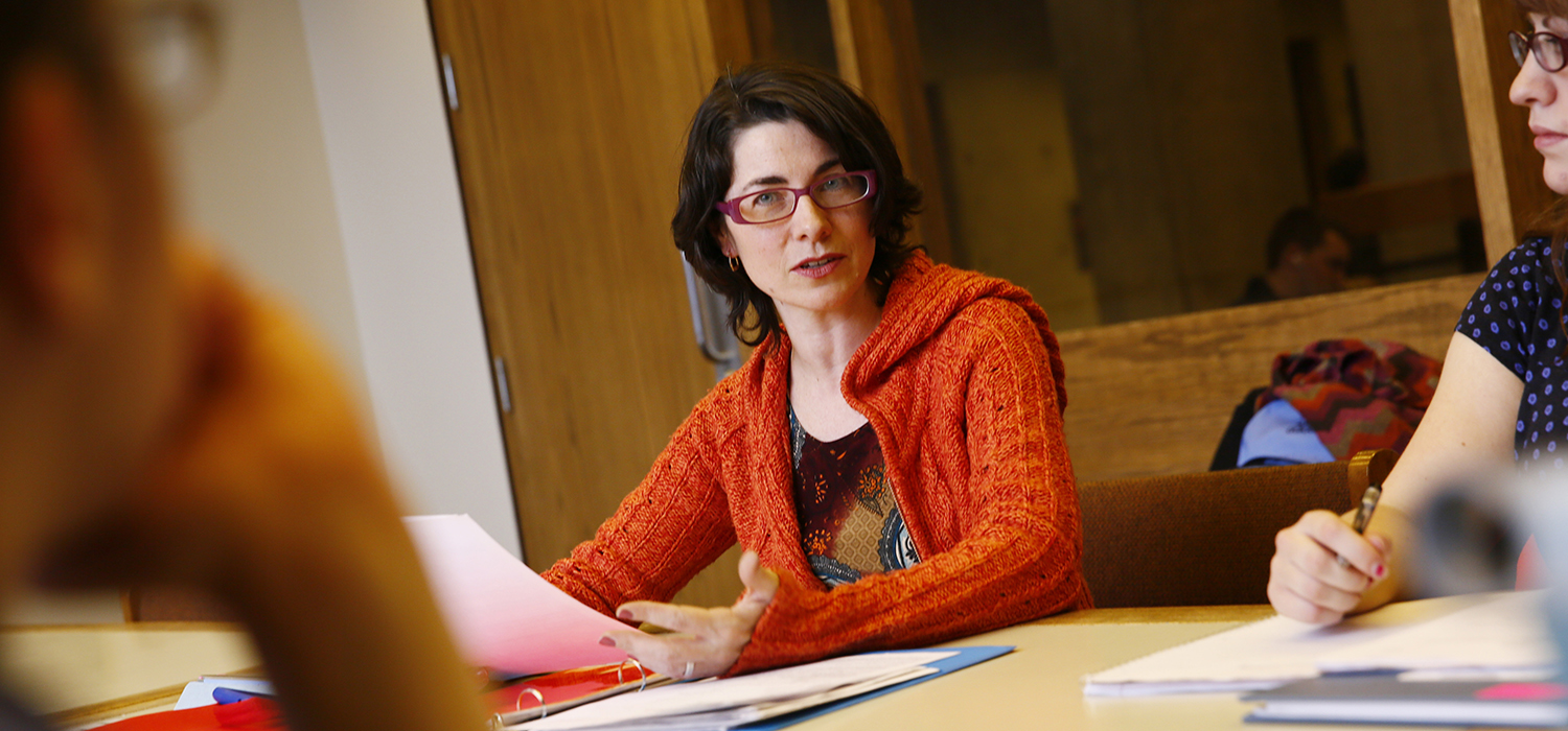 Julie Lyn Barber in a meeting