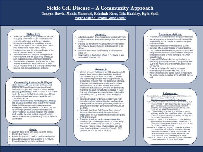 Research Poster on Sickle Cell