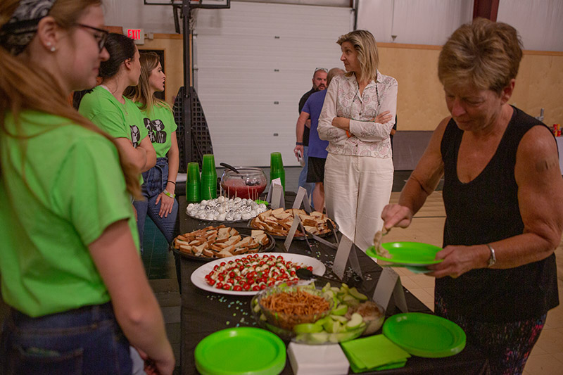 Department of Nutrition and Health Science promote healthy living with a zumba class.