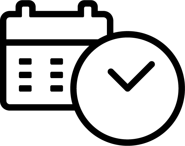 Flexible schedules icon