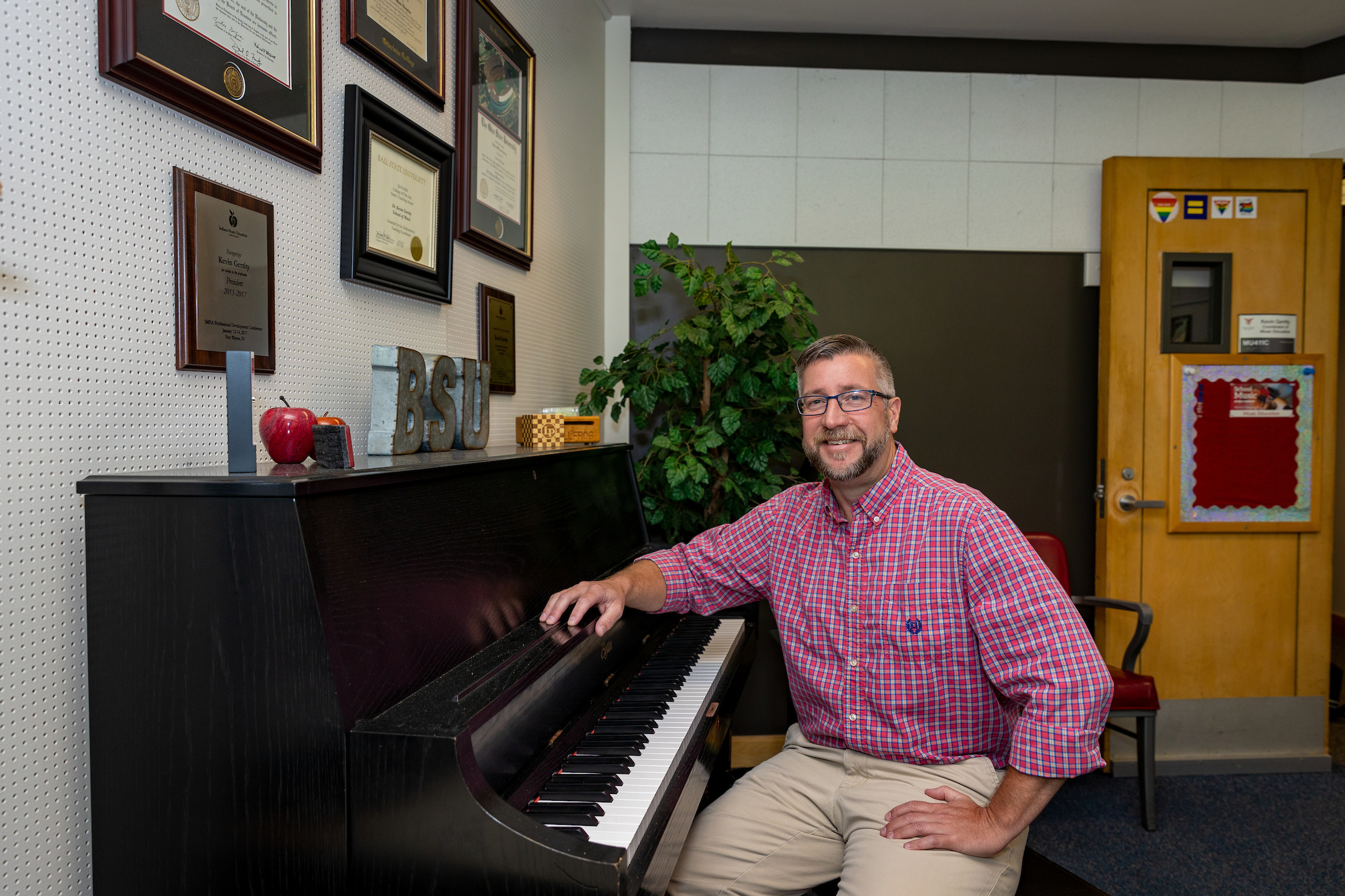 Kevin Geritty in his office