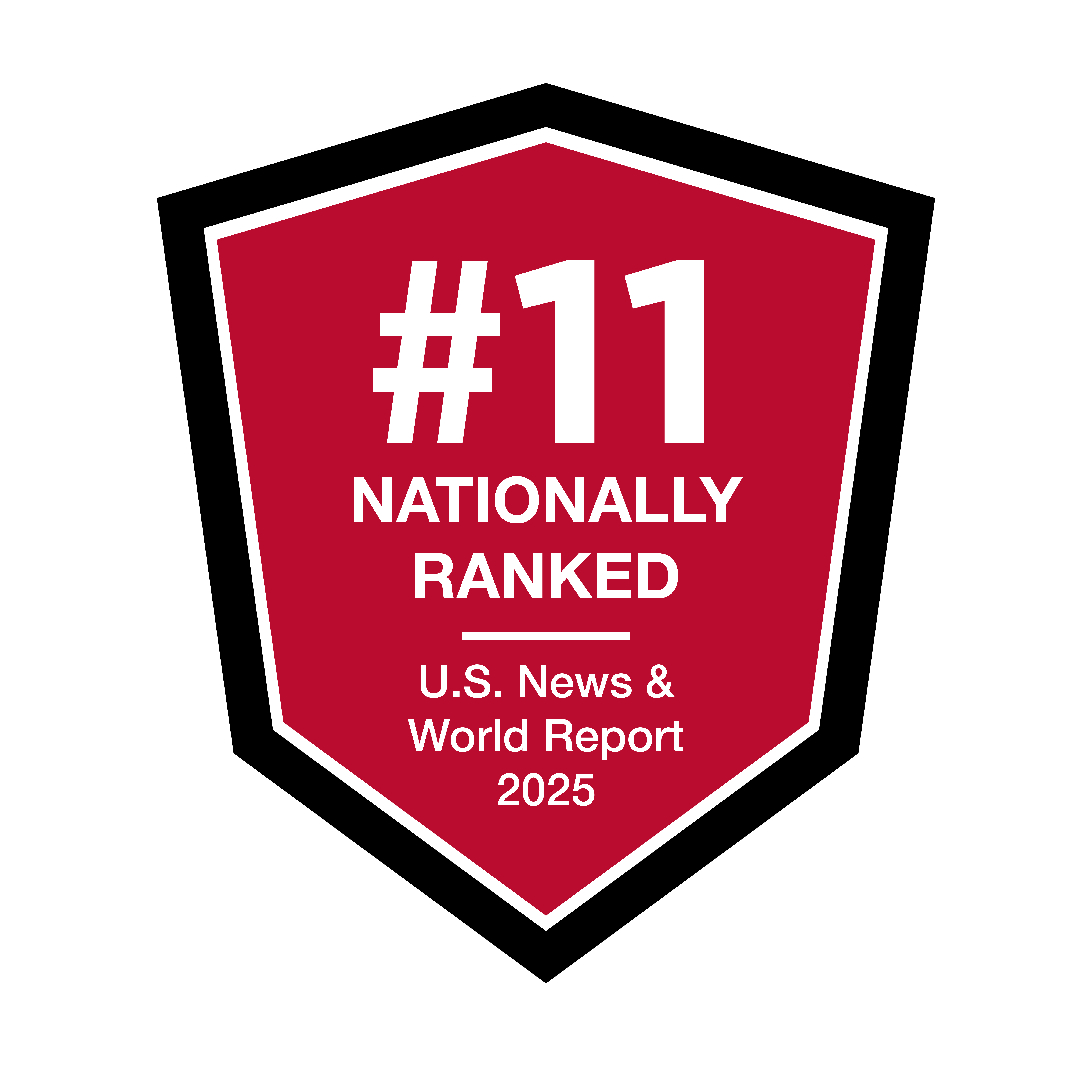 #11 Nationally Ranked - U.S. News & World Report 2025