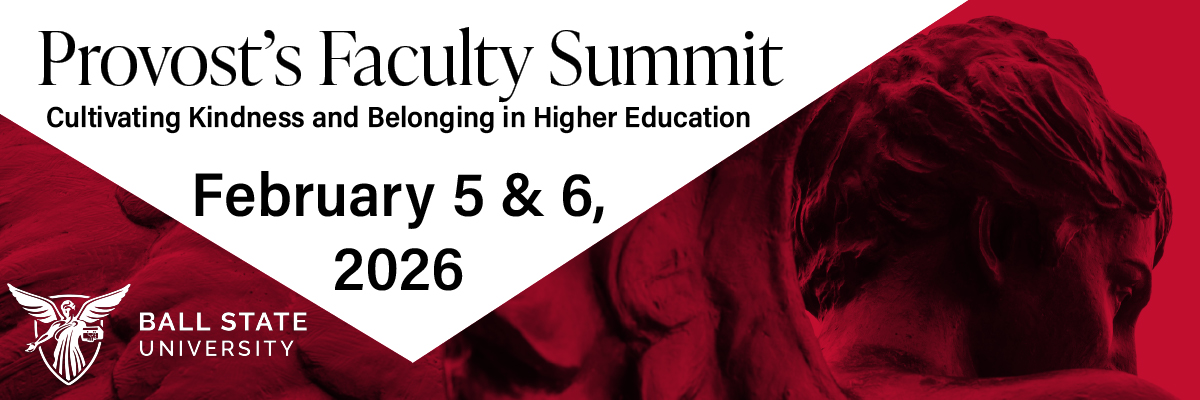 A banner advertising the 2026 Provost's Faculty Summit 