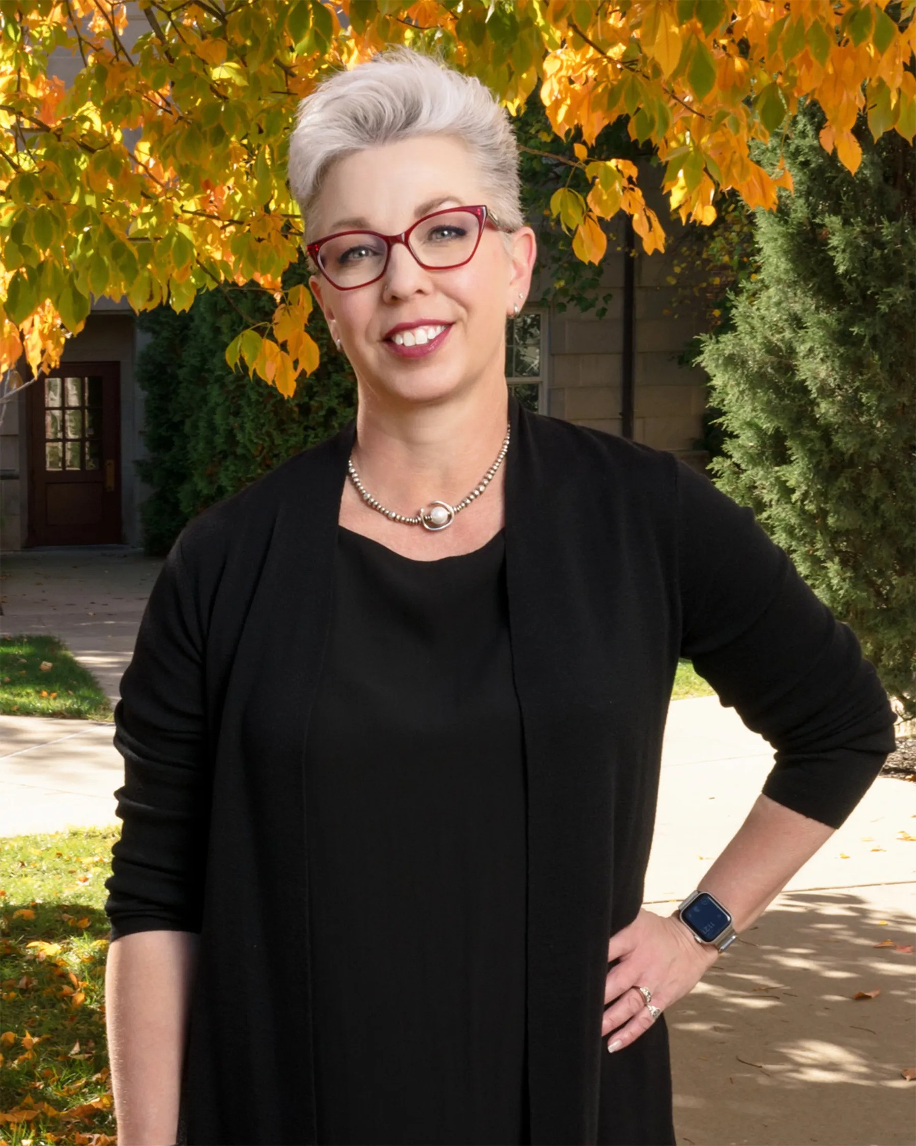 A headshot of Flower Darby