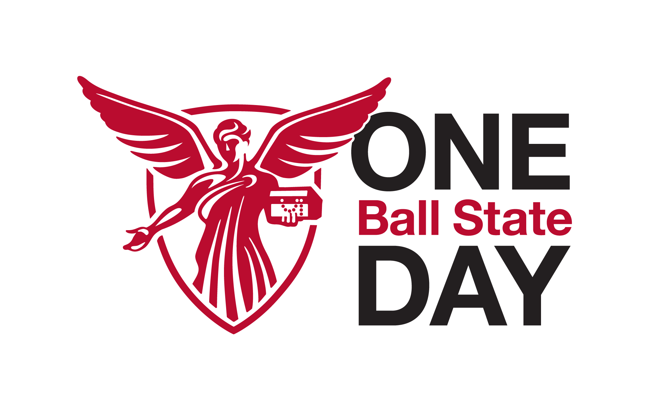poster with text saying "one ball state day" and benny