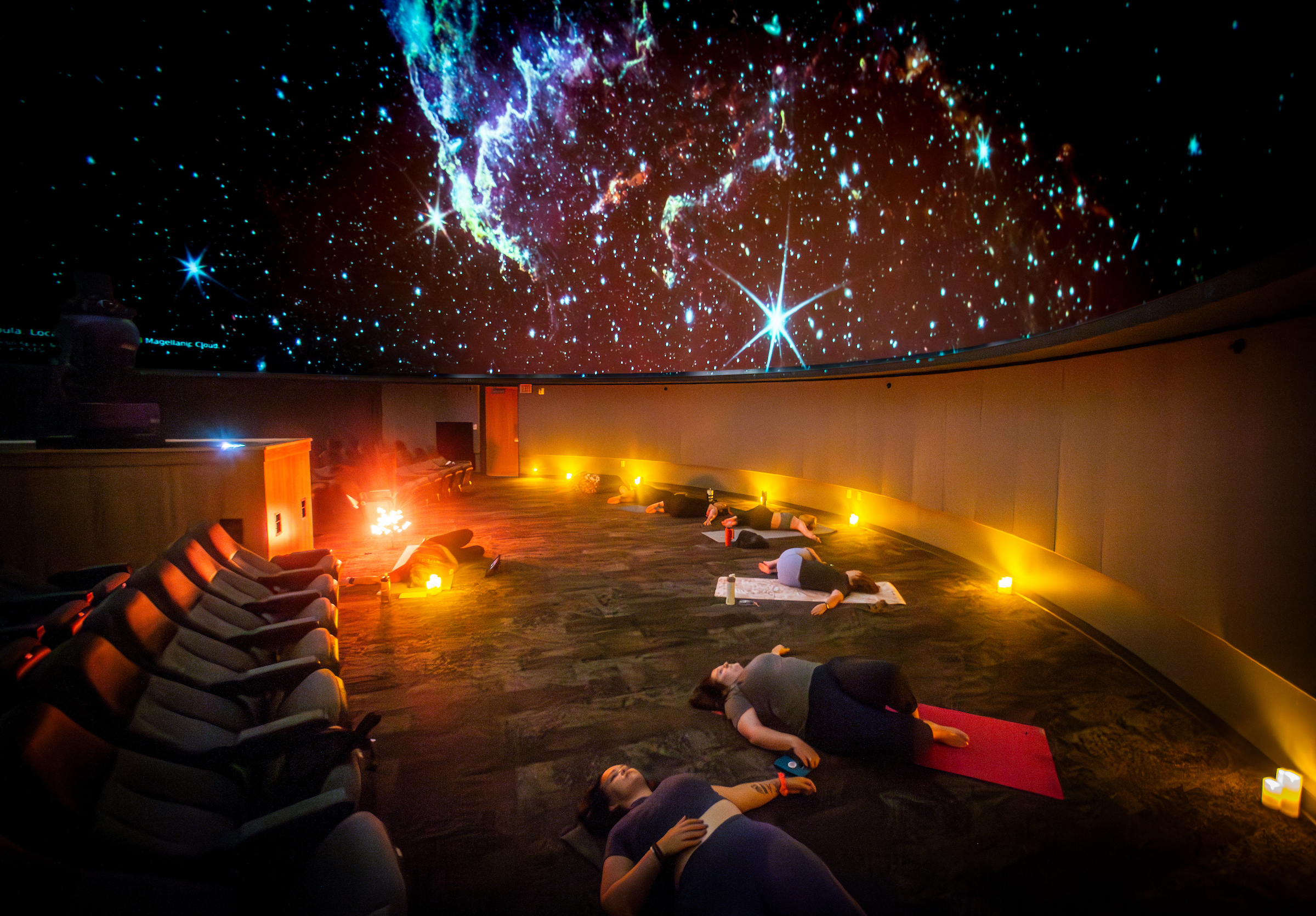 Yoga in the Planetarium