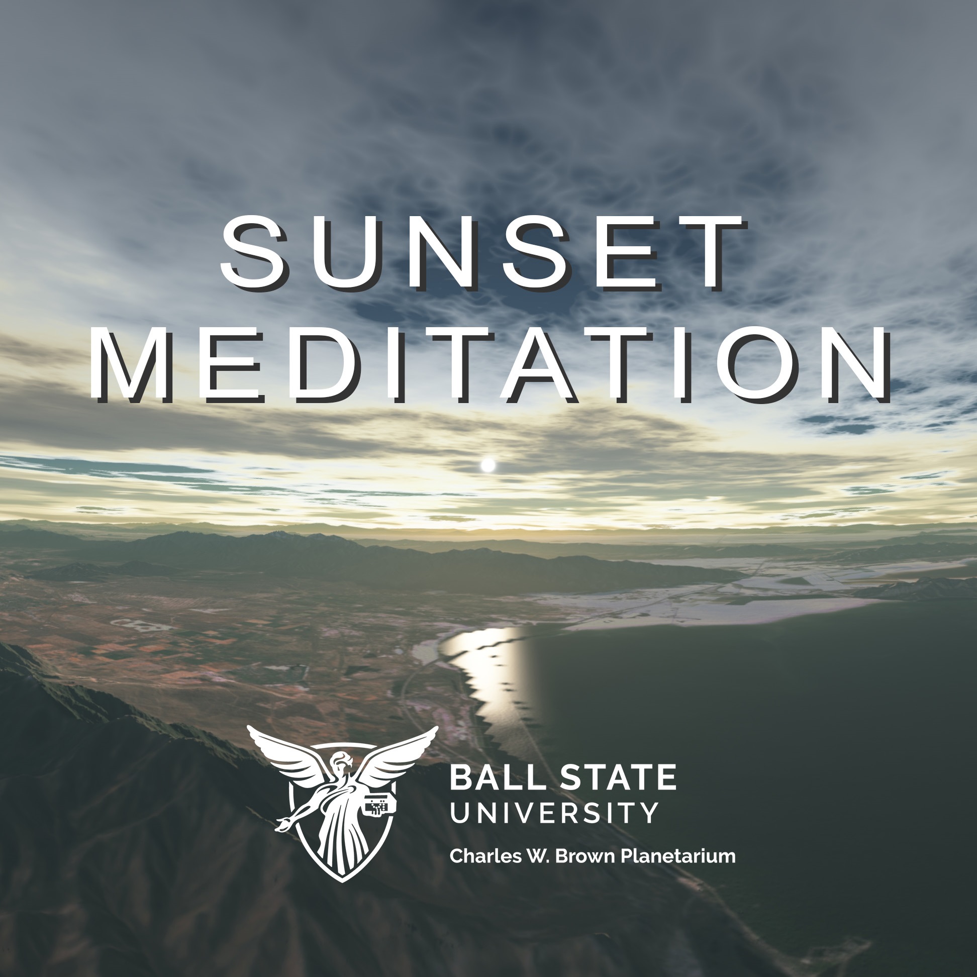 Sunset Meditation Poster