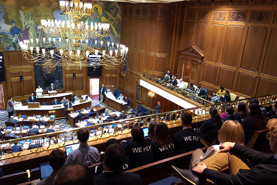 inside the Indiana Statehouse