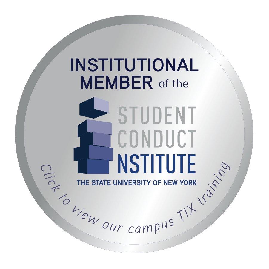 Ball State is an institutional member of the SUNY Student Conduct Institute. View our Title IX training here. 