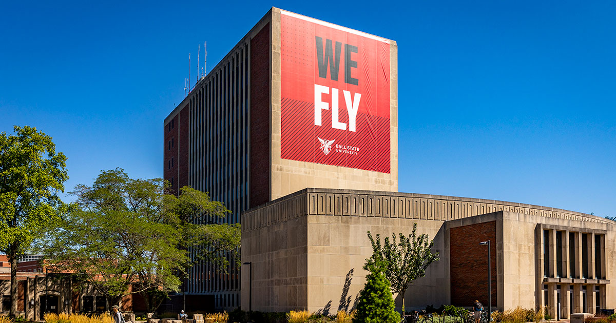 Teachers College building on the Ball State University campus.