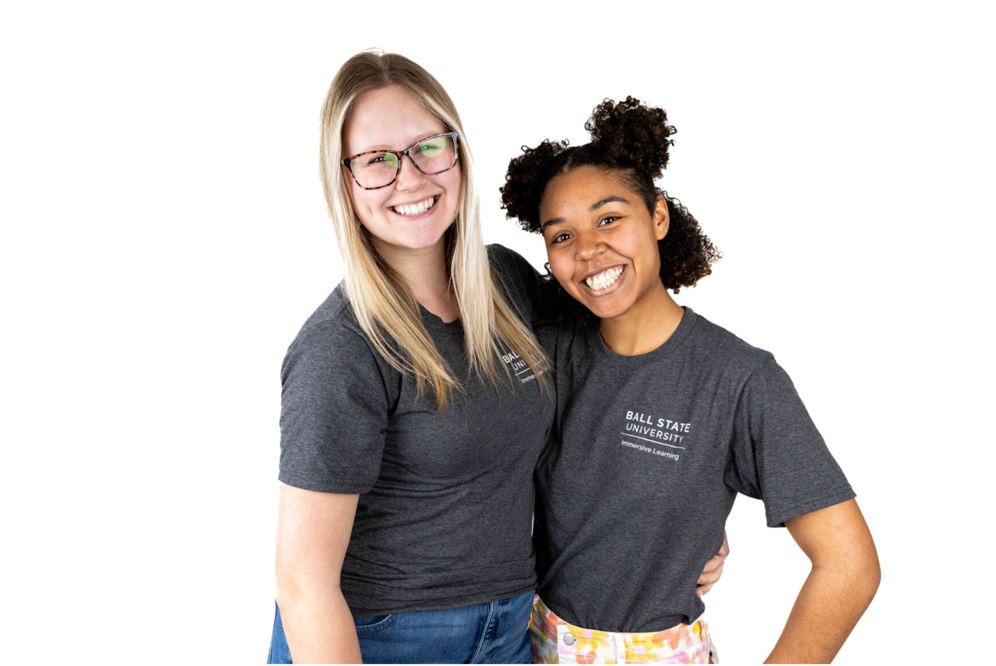 Two female students posing for a picture