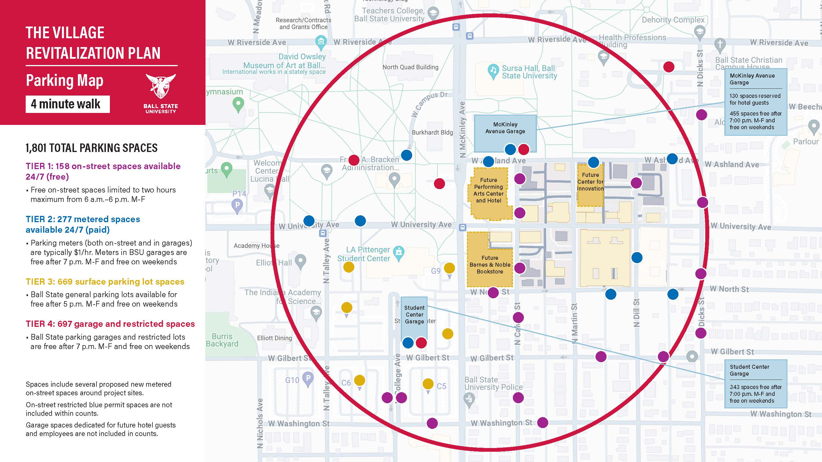 Parking Map 4 min walk