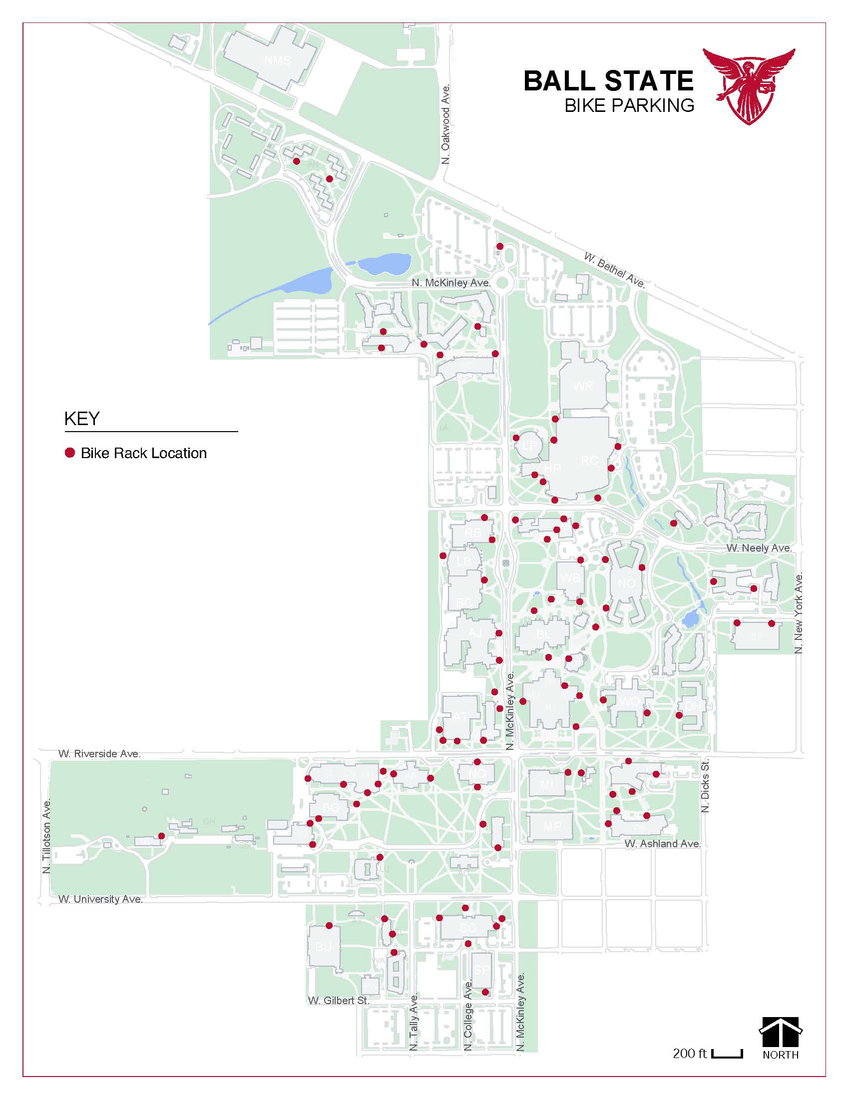 Bike Parking Map 2022