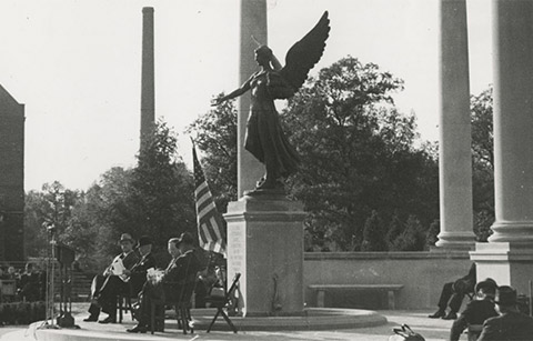 Dedication ceremony of Beneficence in 1937