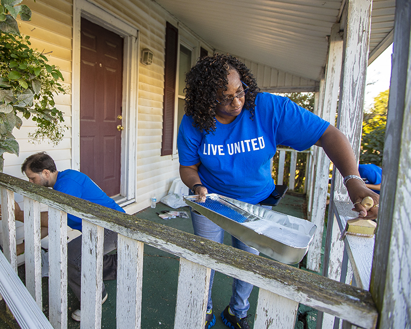 United Way Day of Action volunteers