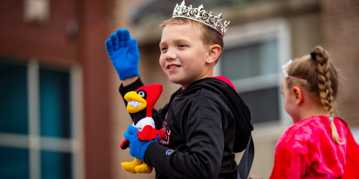 Homecoming Prince with Charlie Stuffed Animal