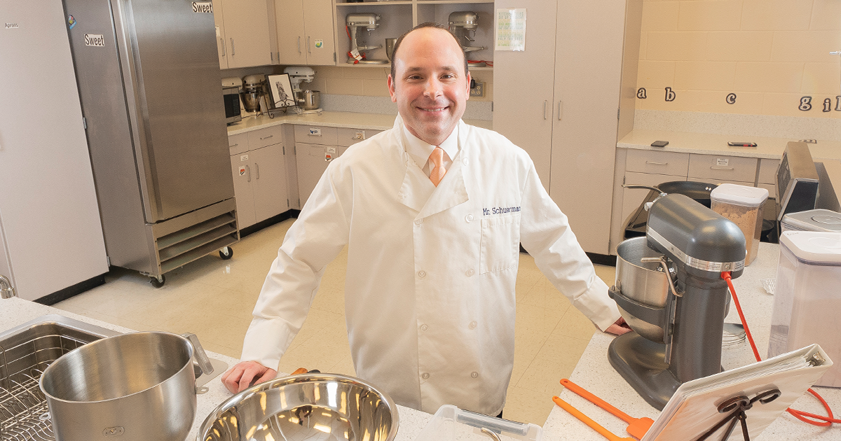 Image is of CTE master's student.