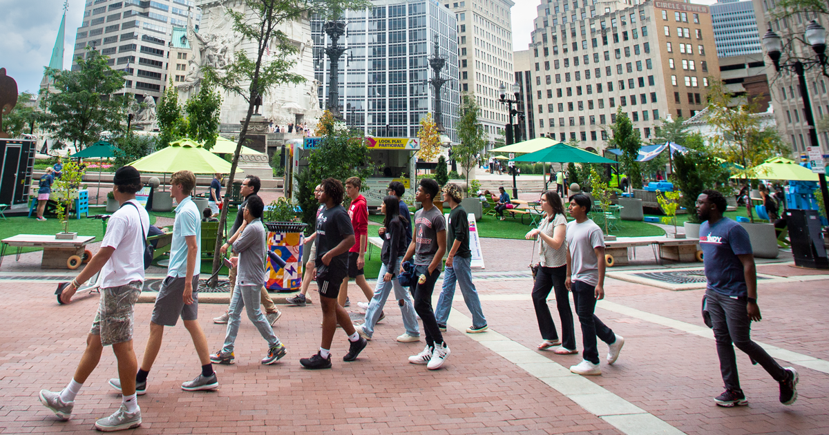 Urban Planning Workshop students